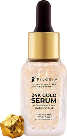 Pilgrim 24K Gold Face Serum with Niacinamide & Hyaluronic Acid - 20ml