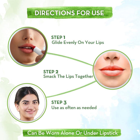 Mamaearth Cherry Tinted Lip Balm - Natural Ingredients, 12-Hour Moisturization, 2g - Image 6