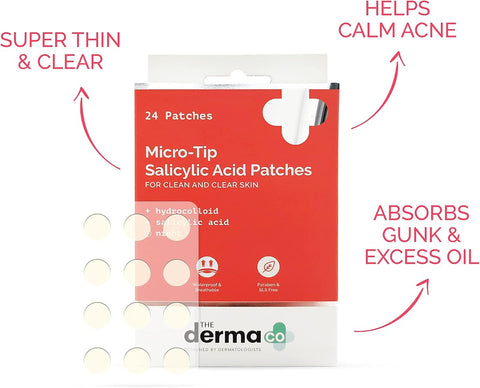 The Derma Co Micro-Tip Salicylic Acid Face Treatment Patches - 24 Pack - Image 2