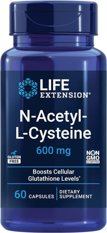 Life Extension N-Acetyl-L-Cysteine, 600 mg, 60 capsules