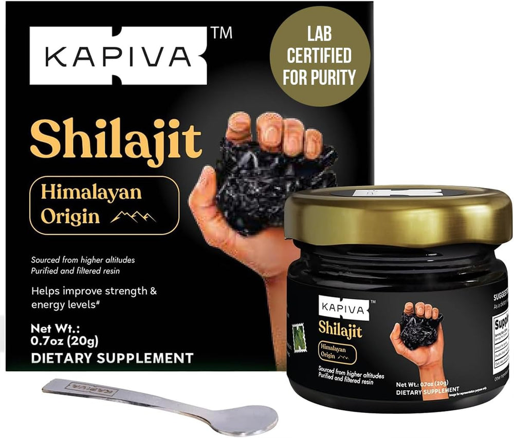 Kapiva Himalayan Shilajit Resin - Pure Ayurvedic Supplement - 20g