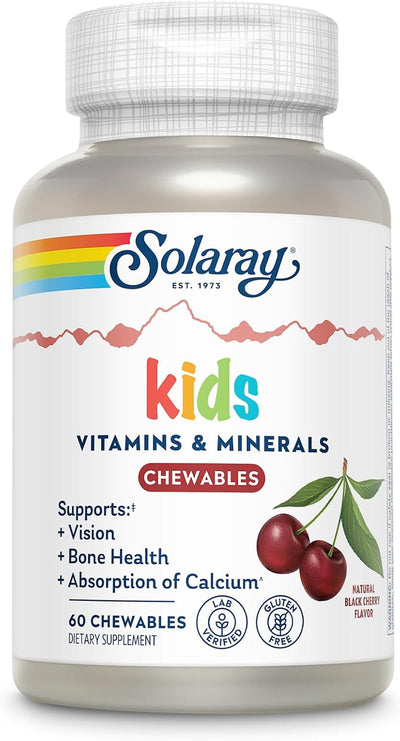 Solaray Children's Vitamins & Minerals Chewable Tab 60's