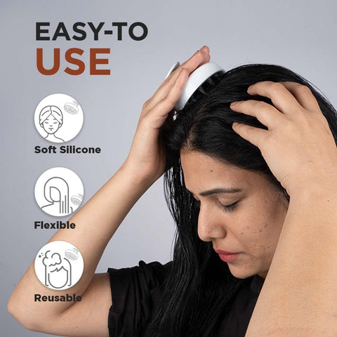 Pee Safe Scalp Massager & Shampoo Brush - Silicone, 1 Count - Image 4