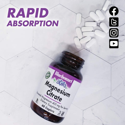 BlueBonnet MAG CITRATE 400MG 60S
