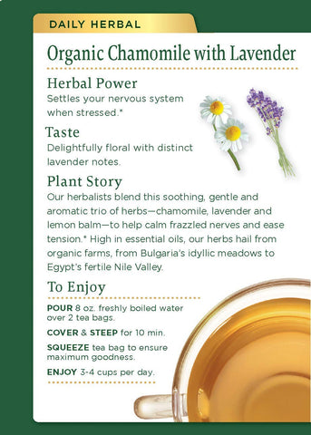 Tm Chamomile With Lavender 16 Tea
