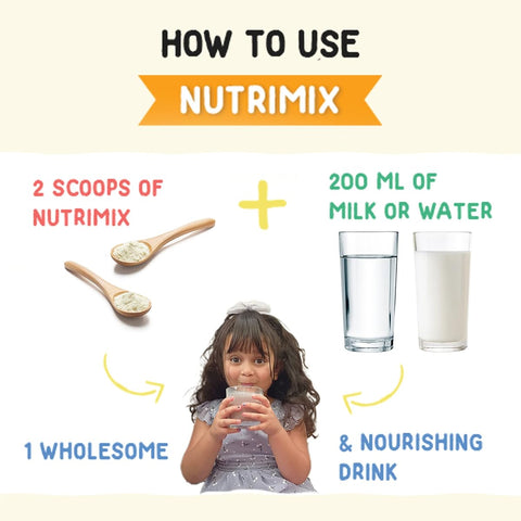 Little Joys NutriMix Nutrition Powder - Vanilla, No Refined Sugar, 350g - Image 6