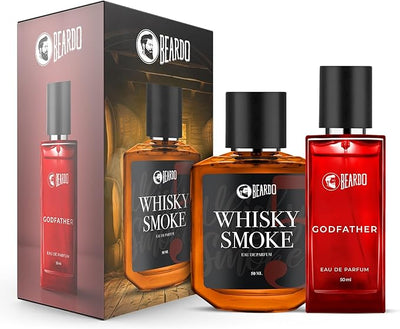 Beardo ECB Beardo Whiskey Smoke Perfume 50Ml, Beardo Godfather Perfume 50Ml (Set Of 2) V3