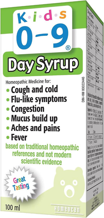Kids Homeocan 0-9 Cough & Cold Night Syrup - Herbal Formula, 100ml