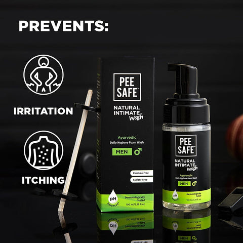 Pee Safe Natural Intimate Wash for Men with Tea Tree Oil - 100ml - Image 4