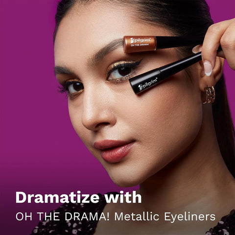 Pilgrim Black Scandal Eyeliner Intense Matte Finish with Argan Oil - 3.5ml - Image 8
