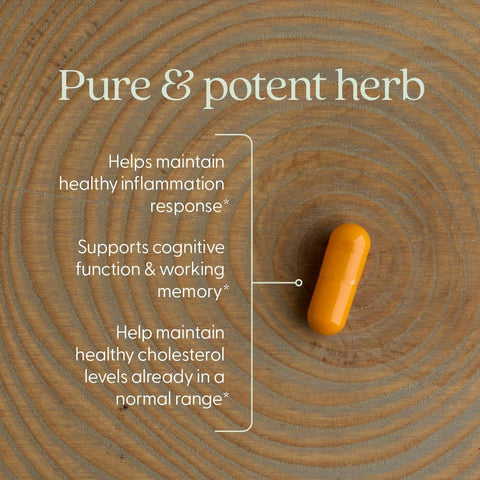 New Chapter Herbal & Ayurvedic Turmeric Force - 30 Vegetarian Capsules - Image 3