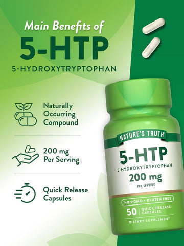 Nature's Truth 5 HTP - 50 Capsules
