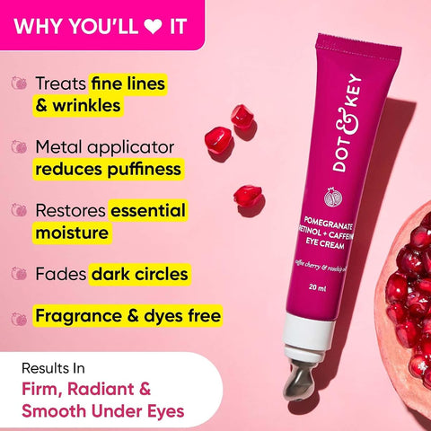 Dot & Key Pomegranate Retinol + Caffeine Eye Cream - 20ml - Image 2