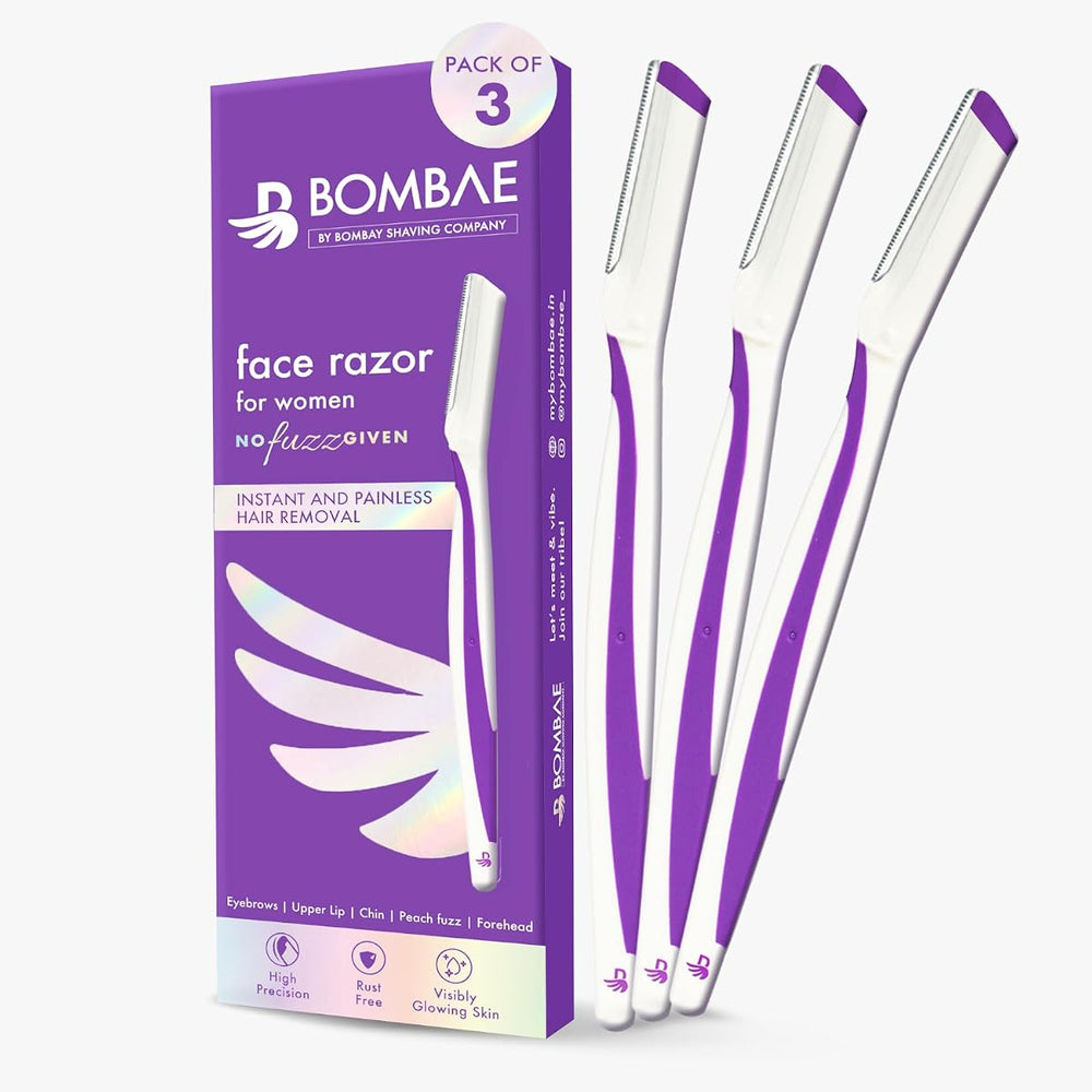 Bombay Shaving Bombae Precision Face Razor for Women - Pack of 3, 150g