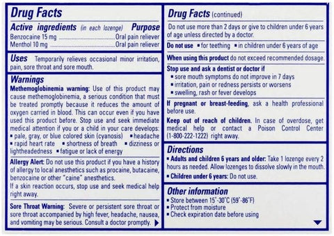 Chloraseptic Max Sore Throat Lozenges - Wild Berries, 18 Count - Image 2