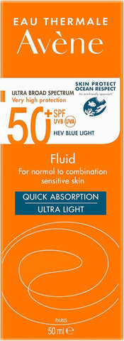 Avene Fluid Sunscreen SPF 50+ 50ml