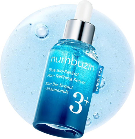 Numbuzin Blue Bio-Retinol Pore Refining Serum - Pore Tightening & Anti-Aging, 30ml