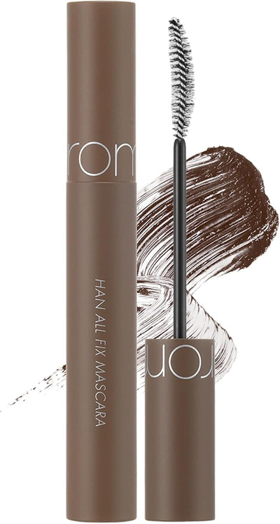 Rom&Nd Han All Fix Mascara - Long Hazel - Smudge-Free Definition, 8g