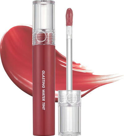 Rom&Nd Glasting Water Tint 08 Rose Stream - Moisturising, Non-Sticky Lip Gloss - 4g