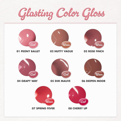 Rom&Nd Glasting Colour Gloss 07 Spring Fever - High-Glossy Lip Gel - Image 5