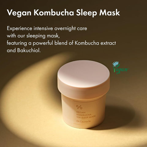 Dr.Ceuracle Vegan Kombucha Tea Sleep Mask with Bakuchiol - 100g - Image 2
