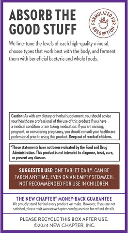 New Chapter Fermented Zinc Complex Capsules 60S