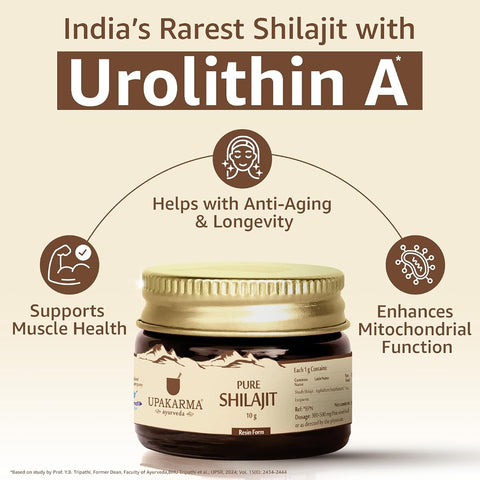 Upakarma Shilajit Resin - Original Ayurvedic Herbal, 10g - Image 4