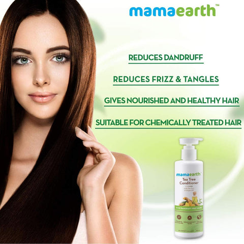 Mamaearth Tea Tree Conditioner - Nourishing & Silicone-Free - 250ml - Image 2