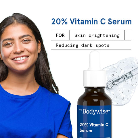Be Bodywise 20% Vitamin C Serum for Bright & Glowing Skin 20 ml