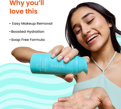 Foxtale Hydrating Face Cleanser with Hyaluronic Acid - 100ml - Image 4