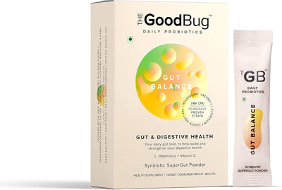 The Good Bug Gut Balance Synbiotic Sticks with Probiotics & Inulin - 30 Pack
