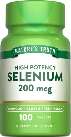 Nature's Truth Selenium 200mcg - 100 Tablets