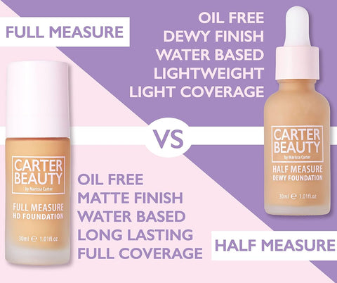 Carter Beauty Full Measure HD Foundation - Creme Brulee, Matte Finish, 1.01 Oz - Image 2