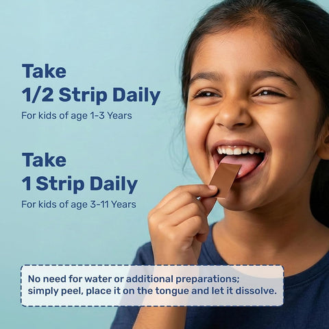 Miduty Kids Iron Strips - Iron + Vitamins C & B12 - 30 Oral Strips - Image 6