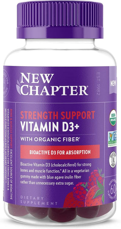 New Chapter Organic Vitamin D3+ Gummies - 1000 IU - 60 Count