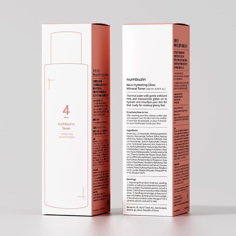 Numbuzin Hydrating Glow Mineral Toner with Thermal Water & Hyaluronic Acid - 6.76 fl.oz - Image 8