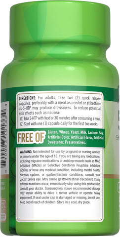 Nature's Truth 5 HTP - 50 Capsules