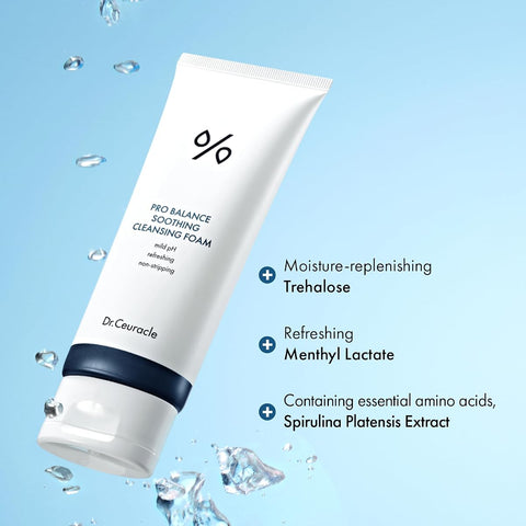 Dr.Ceuracle Pro Balance Soothing Cleansing Foam - pH Gentle Gel-to-Foam, 150ml - Image 3