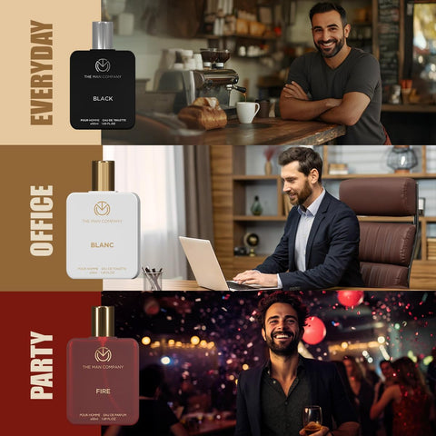 The Man Company Eau de Toilette Trio - Fire, Blanc, Black - 3 x 50ml - Image 5