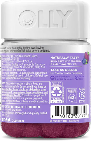 OLLY Keep it Moving Constipation Relief 30 Gummies