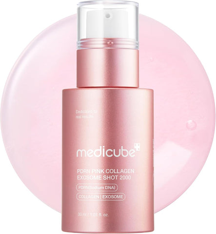 Medicube PDRN Pink Collagen Exosome Shot Serum - Liquid Skin Booster, 30ml