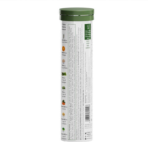 Wellbeing Nutrition Daily Greens Multivitamin - 15 Effervescent Tablets - Image 6