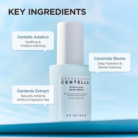 Skin1004 Madagascar Centella Hyalu-Cica Blue Serum - 50ml - Image 3
