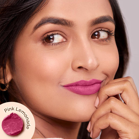 Mamaearth Moisture Matte Lipstick - Pink Lemonade, Avocado Oil & Vitamin E, 2g - Image 2