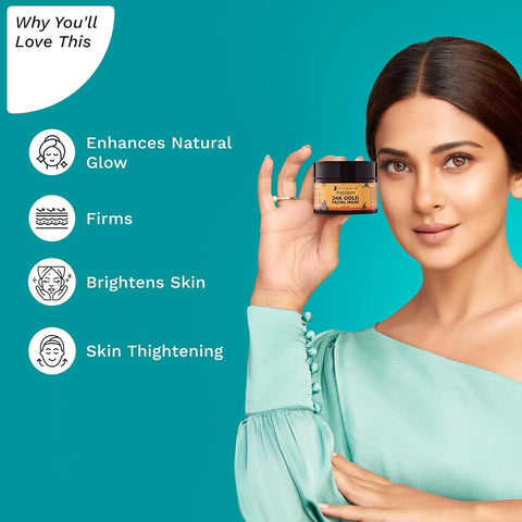 Pilgrim 24K Gold Face Mask - Hydrating & Radiance Boost - 50g - Image 3