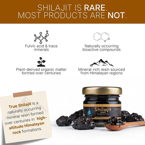 Vedapure Himalayan Shilajit Resin - Pure Ayurvedic with Fulvic Acid - 15g - Image 3