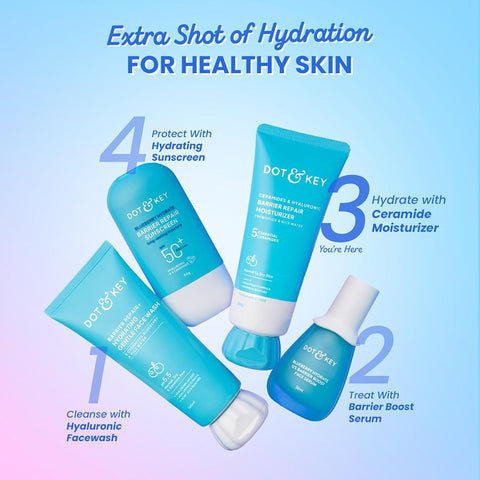 Dot & Key Ceramides Face Moisturiser with Hyaluronic Acid - Barrier Repair Cream, 100g - Image 6