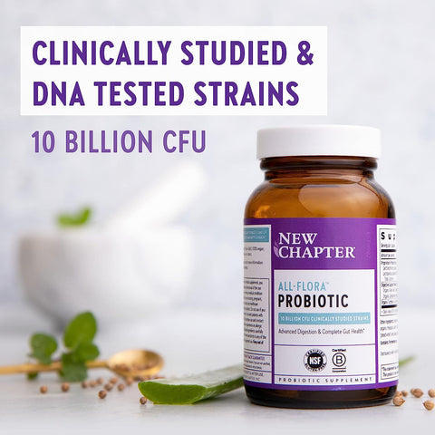 New Chapter ALL-FLORA PROBIOTIC 60 Vegan Capsules