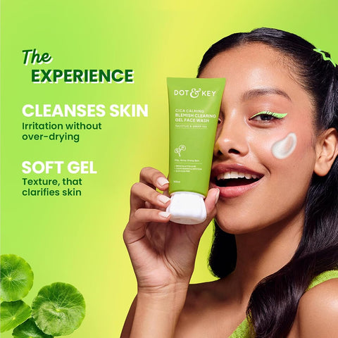 Dot & Key Cica 2% Salicylic Acid Face Wash with Green Tea - 100ml - Image 4