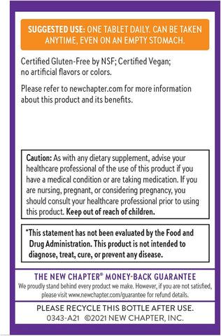 New Chapter Fermented Activated Vitamin C Capsules - 30 Pack - Image 4